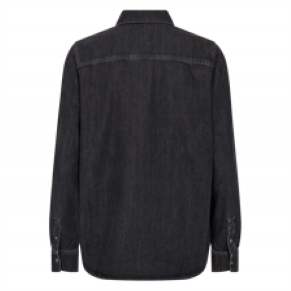 Mos Mosh Natalie Denim Skjorte, Grey